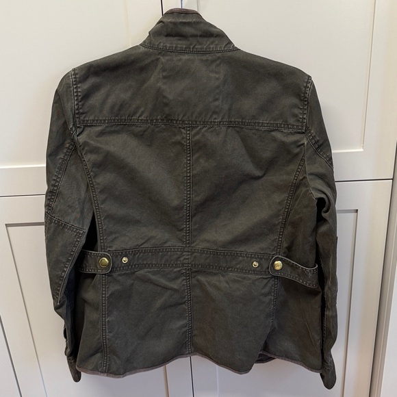 J. Crew Olive Green Jacket with Gold Buttons - Picture 4 of 7